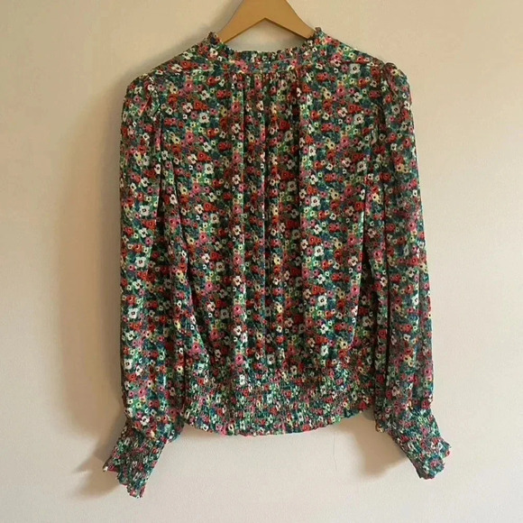 Rachel Zoe Floral Cottage core Blouse - Picture 12 of 15
